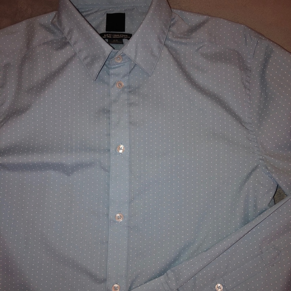 Blue dress shirt